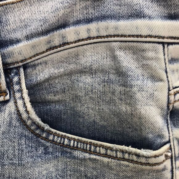 AMIRI Blue Skinny Distressed Jeans - Picture 3 of 16